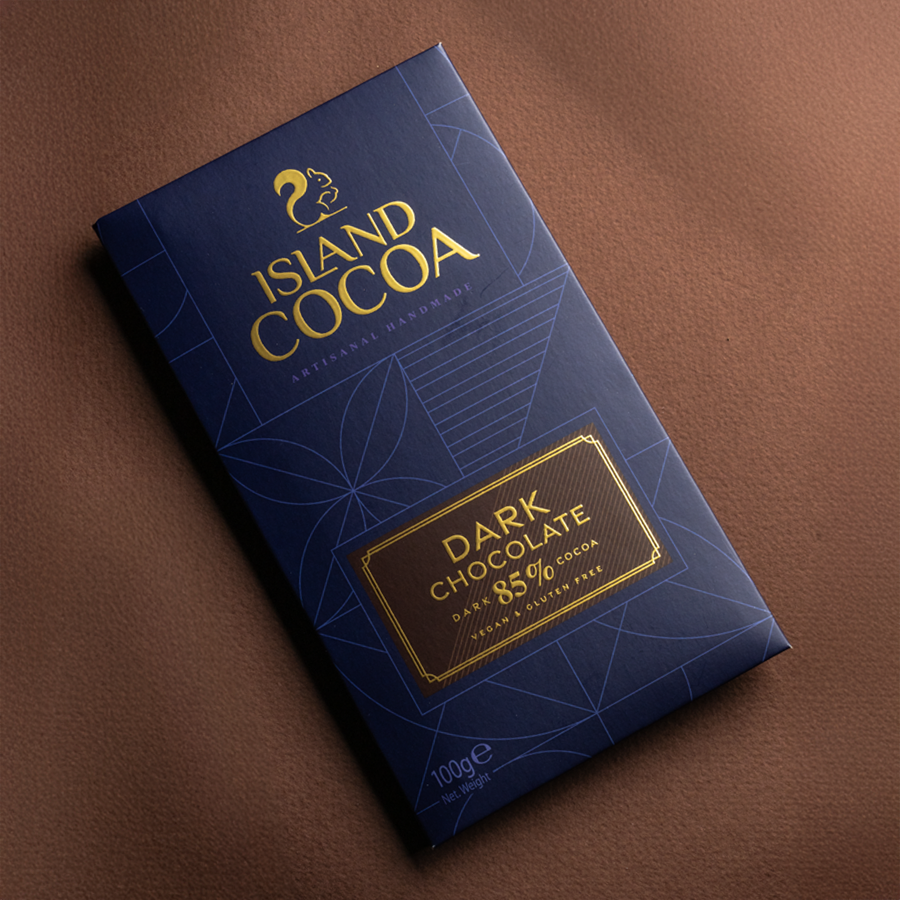 Island Cocoa Dark Chocolate with 85% Dark Cocoa 100g